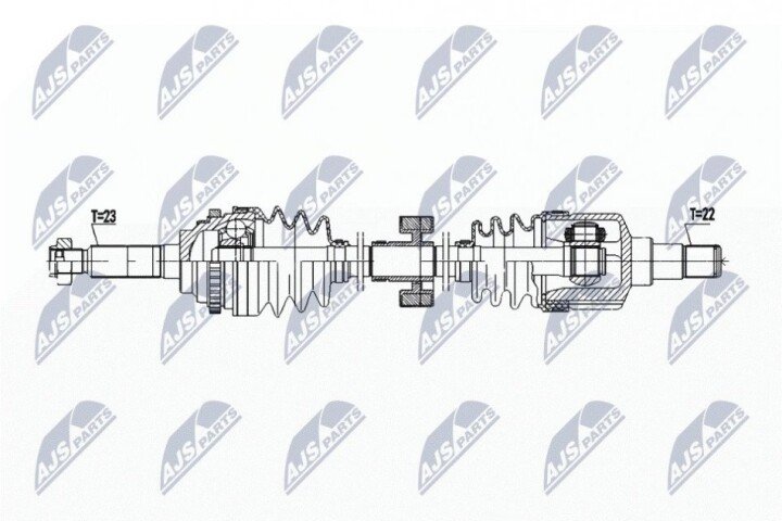 Полуось NTY NPW-DW-051 (фото 1)