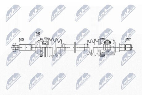 Полуось NTY NPW-DW-053