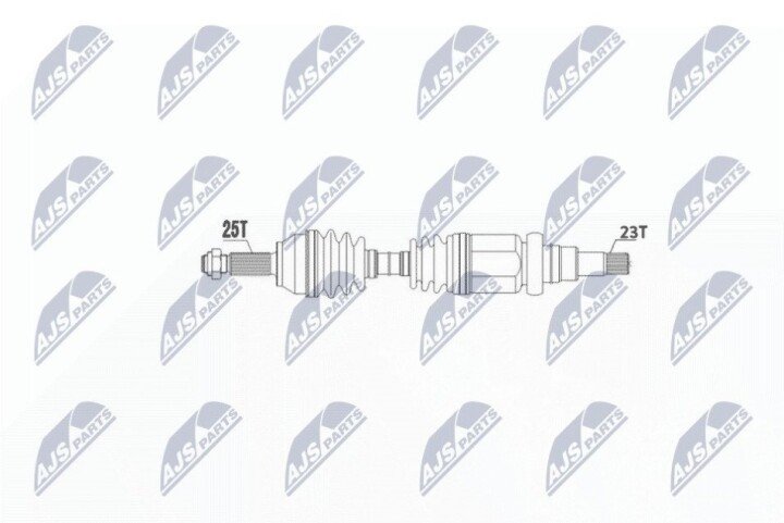 Полуось NTY NPW-FR-028 (фото 1)