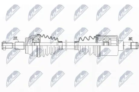 Полуось NTY NPW-FR-045