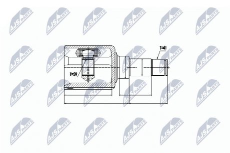 Шарнир равных угловых скоростей NTY NPW-FR-077