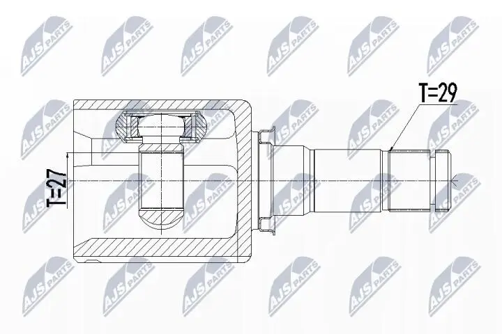 Шарнир равных угловых скоростей NTY NPW-FR-087 (фото 1)
