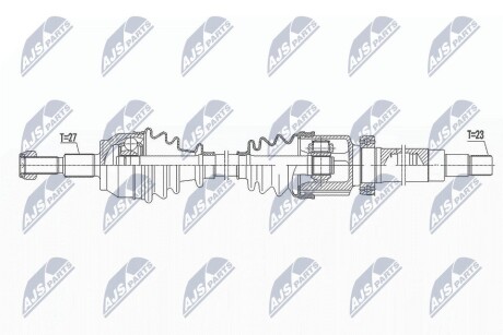 Піввісь NTY NPW-FR-111