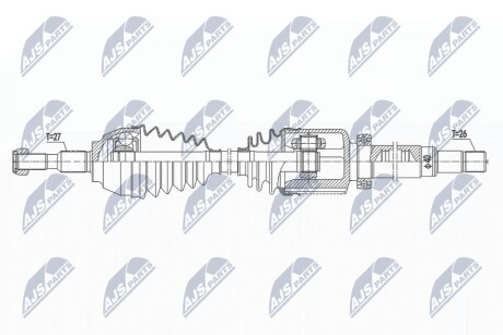 Полуось NTY NPW-FR-115 (фото 1)