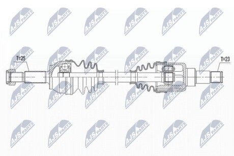 Піввісь NTY NPW-FR-119 (фото 1)