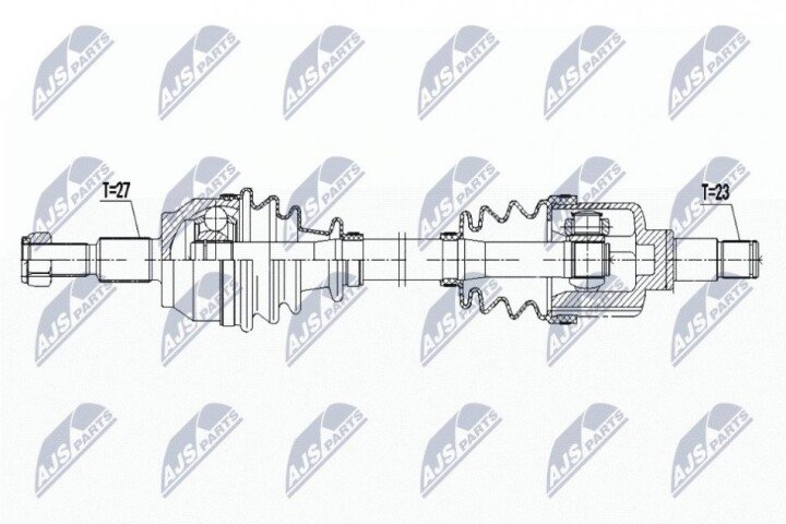 Полуось NTY NPW-FR-121 (фото 1)