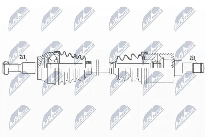 Полуось NTY NPW-FR-129 (фото 1)