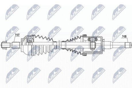 Полуось NTY NPW-FR-133