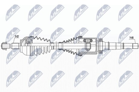 Піввісь NTY NPW-FR-135 (фото 1)