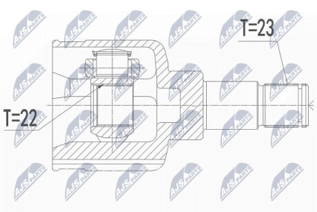 Шарнир равных угловых скоростей NTY NPW-FR-144