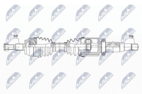 Автозапчастина NTY NPW-FR-145 (фото 1)