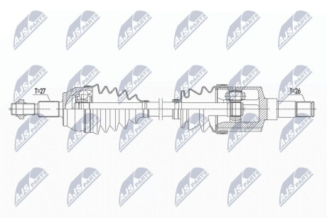 Полуось NTY NPW-FR-147 (фото 1)