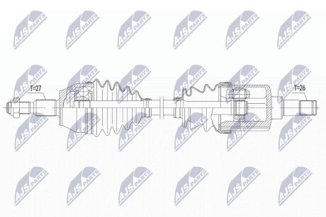 Полуось NTY NPW-FR-151