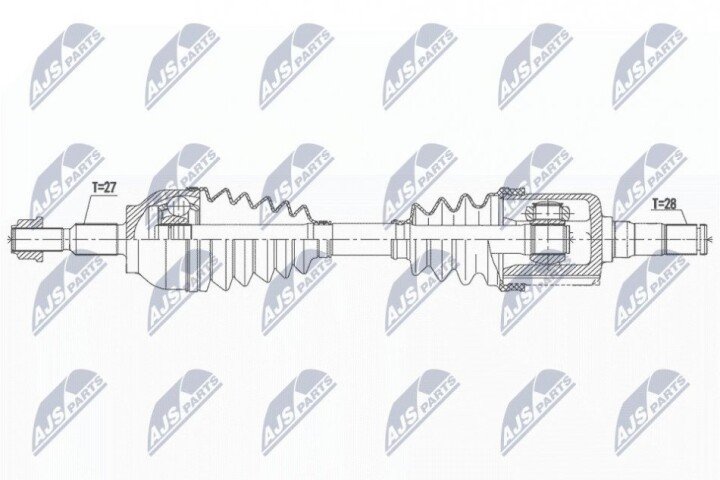 Автозапчастина NTY NPW-FR-161 (фото 1)