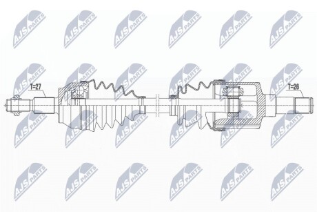 Автозапчастина NTY NPW-FR-164 (фото 1)