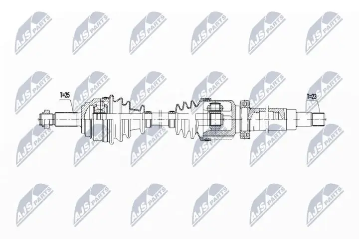 ПІВВІСЬ | FORD ENG. 1.0T ECOBOOST FIESTA 12-, B-MAX 12- /ПРАВ,MTM/ NTY NPWFR168 (фото 1)