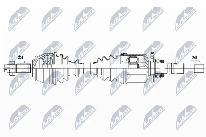 Полуось NTY NPW-FT-020 (фото 1)