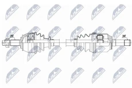 Полуось NTY NPW-FT-021