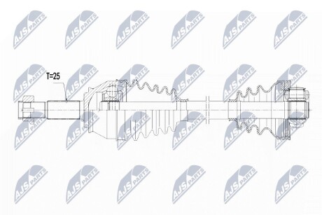 Полуось NTY NPW-FT-025