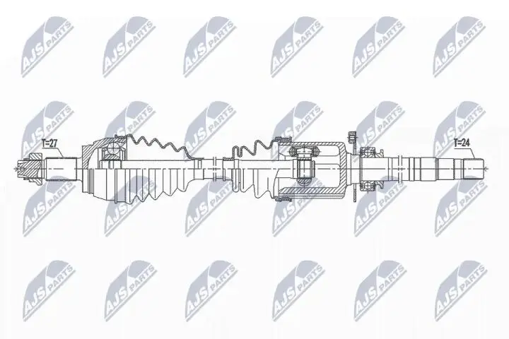 Полуось NTY NPW-FT-041 (фото 1)