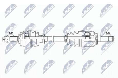 Полуось NTY NPW-FT-047 (фото 1)