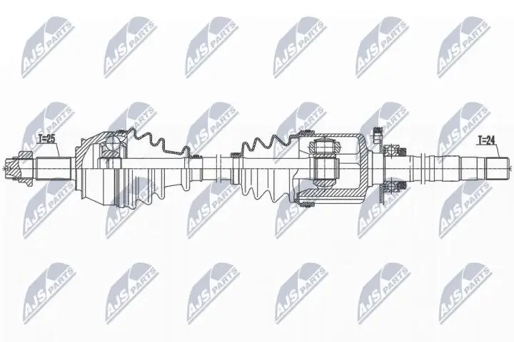 Полуось NTY NPW-FT-051 (фото 1)