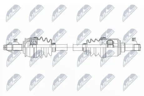 Полуось NTY NPW-FT-060