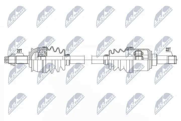 Полуось NTY NPW-FT-060 (фото 1)