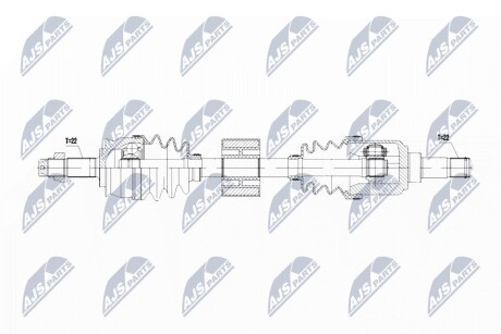 Полуось NTY NPW-FT-069