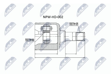 Шарнир равных угловых скоростей NTY NPW-HD-002