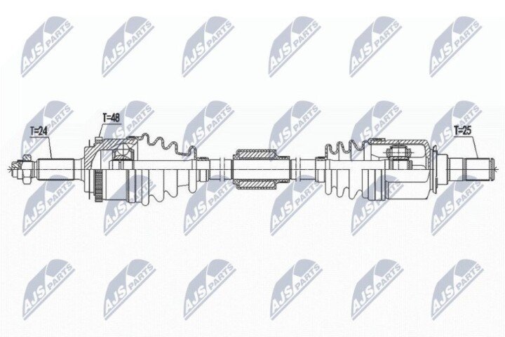 Піввісь NTY NPW-HY-547 (фото 1)