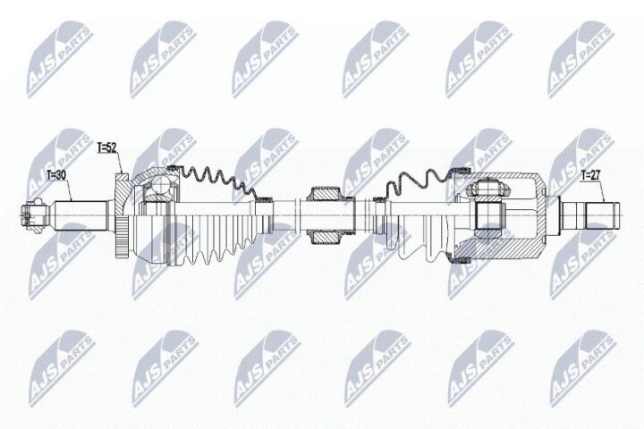 Піввісь NTY NPW-HY-565 (фото 1)