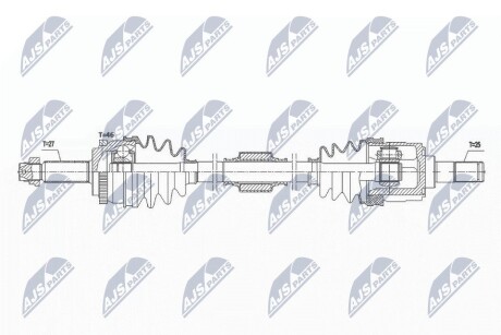 Полуось NTY NPW-HY-579