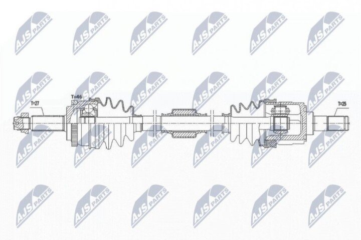 Піввісь NTY NPW-HY-579 (фото 1)