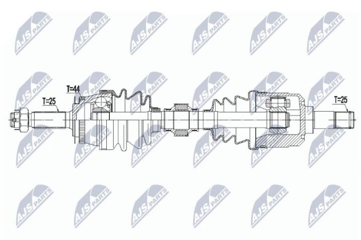 Піввісь NTY NPW-HY-591 (фото 1)