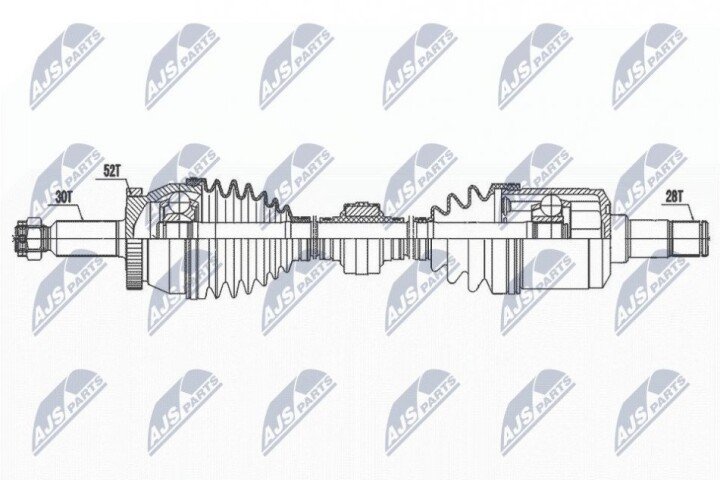 Полуось NTY NPW-HY-595 (фото 1)