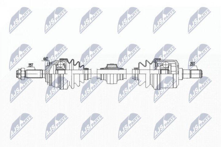 Піввісь NTY NPW-HY-613 (фото 1)