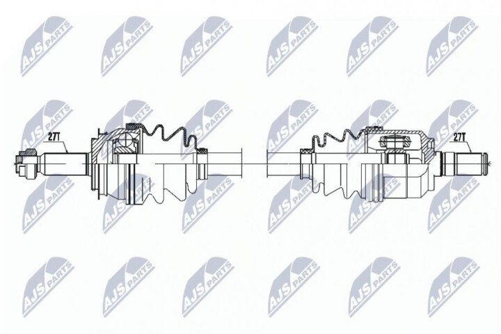 Автозапчастина NTY NPW-HY-615 (фото 1)