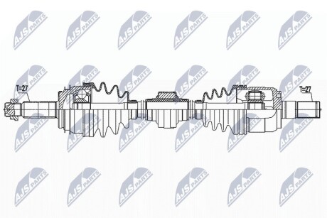 Полуось NTY NPW-HY-620