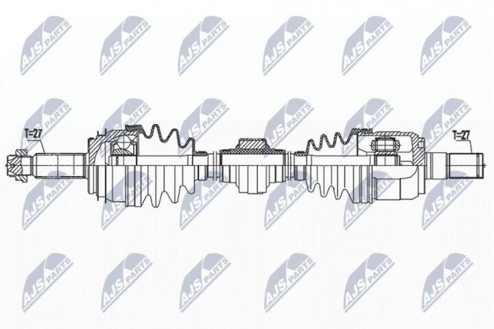 Піввісь NTY NPW-HY-620 (фото 1)