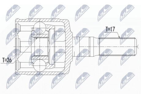 Шарнир равных угловых скоростей NTY NPW-IS-006