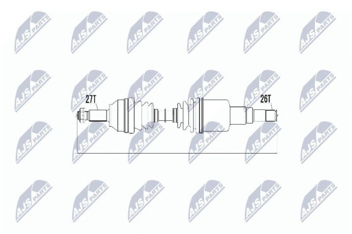 Полуось NTY NPW-JG-000 (фото 1)