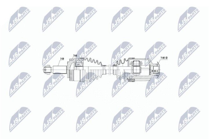 Піввісь NTY NPW-KA-342 (фото 1)