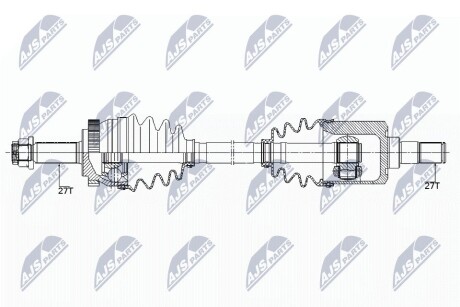 Полуось NTY NPW-KA-352 (фото 1)