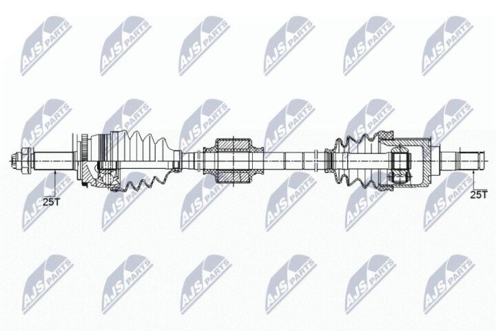 Піввісь NTY NPW-KA-358 (фото 1)