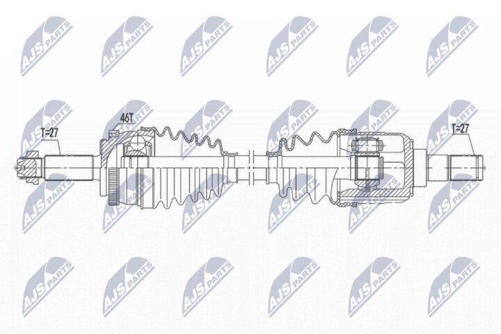 Піввісь NTY NPW-KA-364 (фото 1)