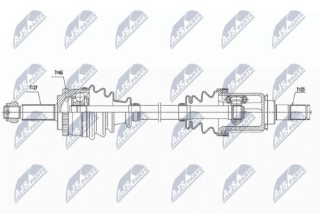 Приводний вал kia ceed 1.4 1.6 0612 495011h010 NTY NPWKA368