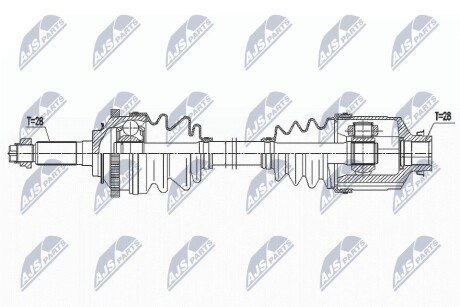 Піввісь NTY NPW-KA-370