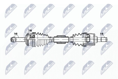 Піввісь NTY NPW-KA-382