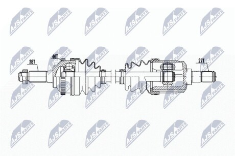 Піввісь NTY NPW-KA-386